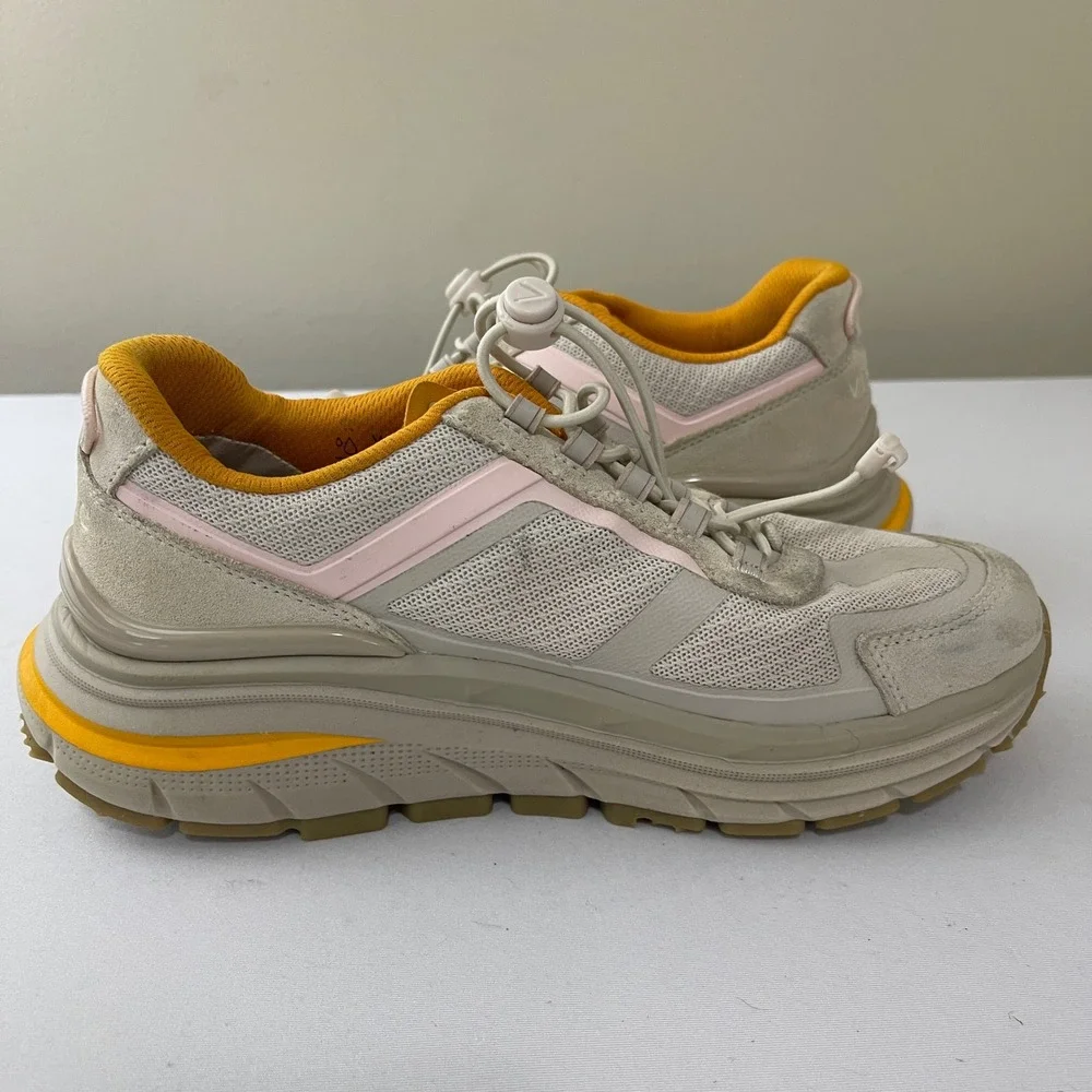Vionic Walk Max Sierra Sneakers Womens 6.5 Beige Pink Walking Water Resistant‎